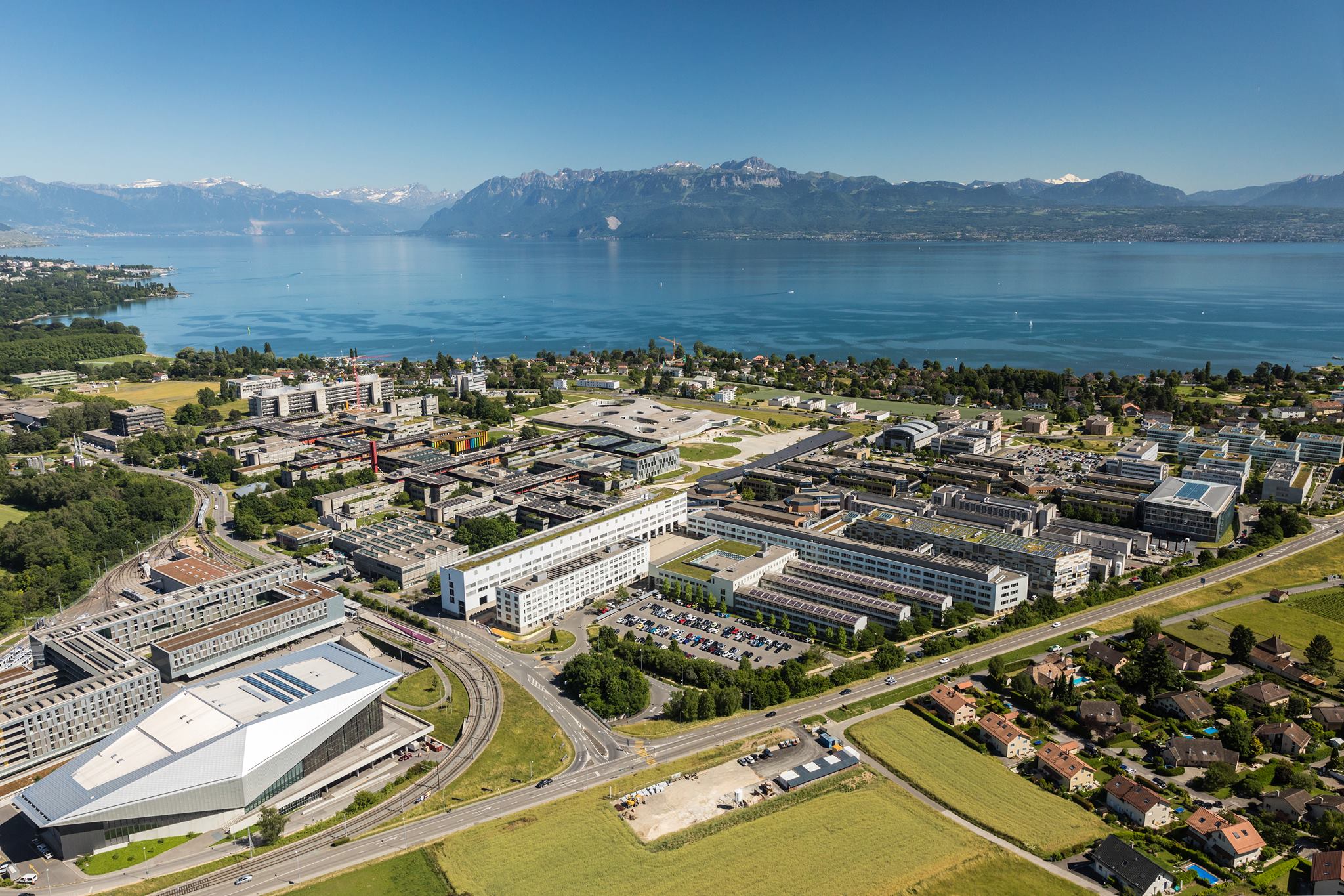 EPFL Campus overlooking Lake Geneva